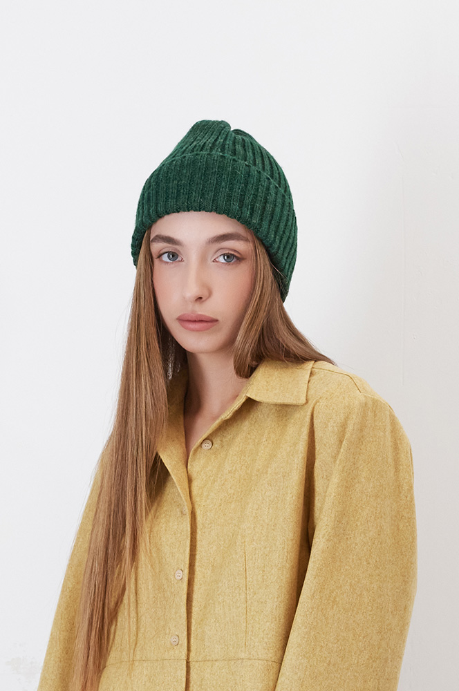 Шапка тепла смарагдова (ШП 04/10)